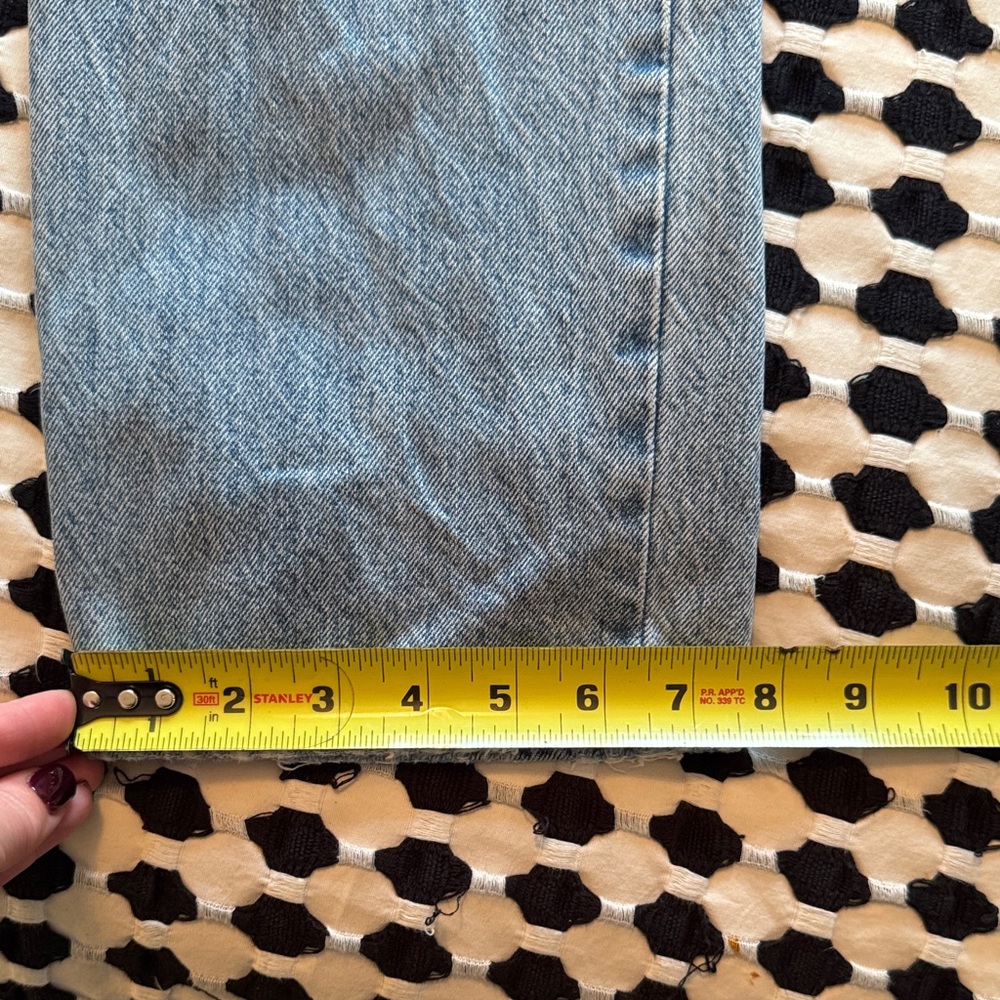 Denim Forum Joni High Rise Loose 29L inseam 28”| Aritzia | US 24 | 100%Cotton - Picture 14 of 16